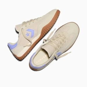 Converse Cream And Liliac Run Star Trainer